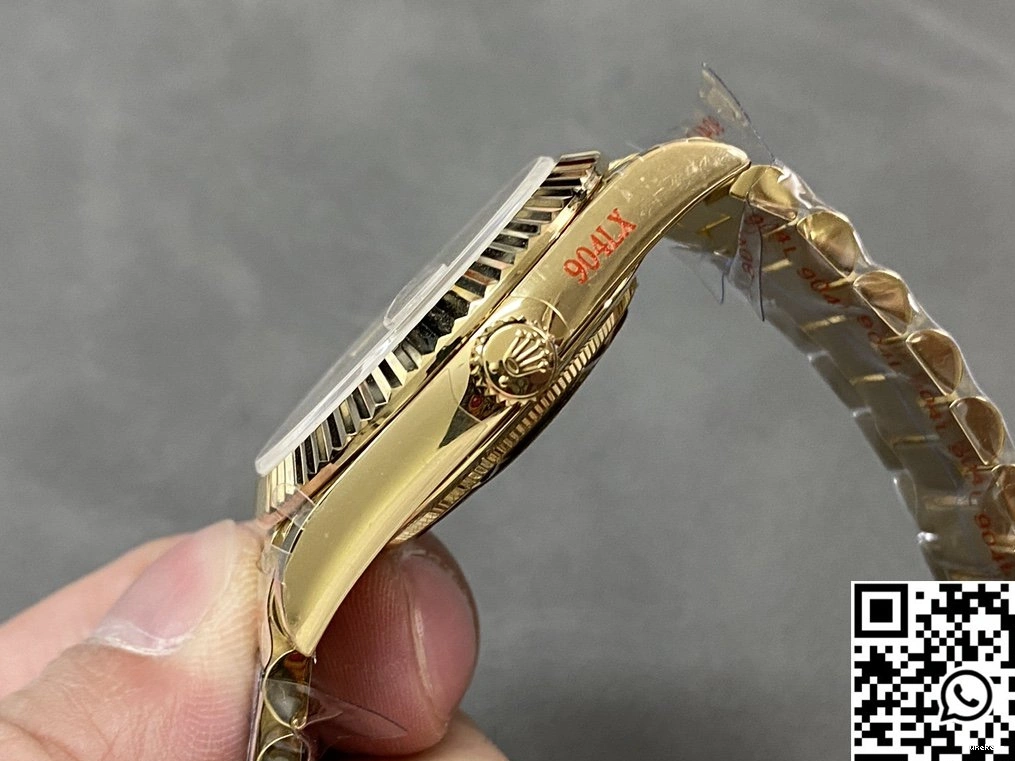 Day Tungsten M228238-0042 Dial Date Rolex v5 QF Steel Factory White 0126